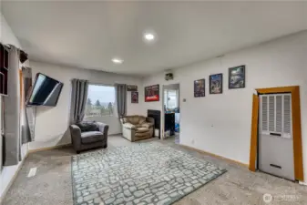 Main living area, there are limited water views from this great lot.