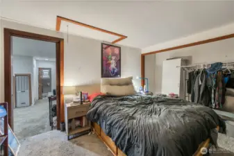 Another view of the primary bedroom.