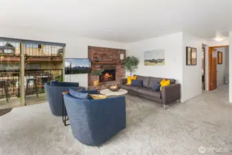 Real Fireplace!