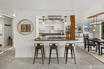 Remodeled Kitchen / Wall Opened Up