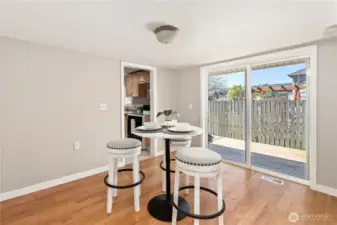 Slider Access to a Deck