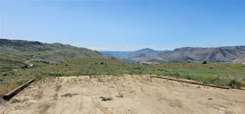 Building Site 1 near well looking south in June