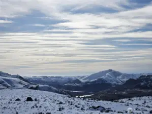 Winter views to the South.