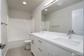 Photos are of another home in the community and are for illustration purposes only to reflect typical finishes.  May depict seller enhancements.  Colors and options may vary.