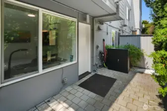 Ground floor patio