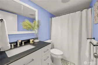 Upstairs hall bath