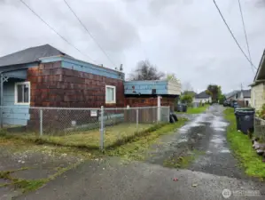 Right Side of Home-Side Yard-Alley