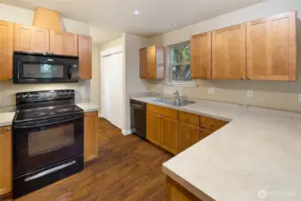 generous kitchen counter space