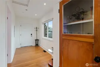 Back Door Entry and Entrance to the Basement