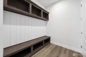 Owner's entry off garage.