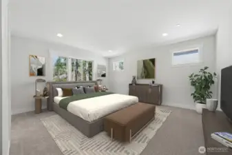 Virtual staging to show furniture placement