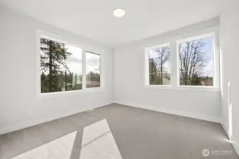 Bedroom #3 offers a ton of natural light.