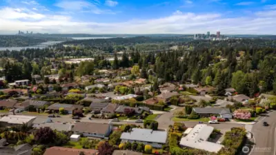 Home offers stunning views on a beautiful quiet street.