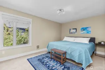 Specious Primary Bedroom also with beautiful, large windows,