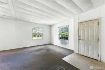 Entry and living room