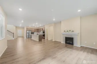 Open design makes entertaining and everyday living perfect.