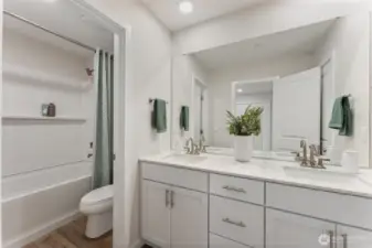 All pictures are from our staged model home, finishes will vary