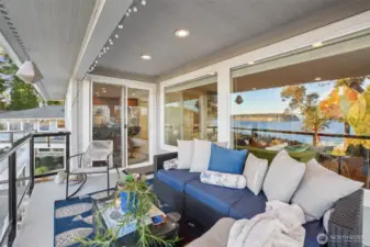 Well built, notice the enclosed soffits and thoughtful lighting.