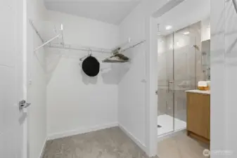 Spacious Walk-In Closet in Primary Bedroom