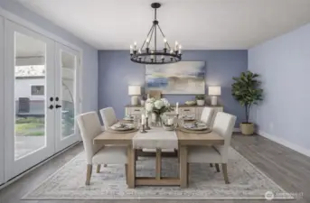 Photo virtually staged