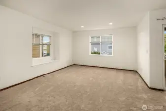 Fresh Paint and Carpet in this Nice Living Room with Great Natural Light