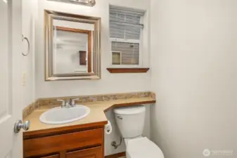 1/2 Bath on main level