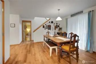 Dining nook off kitchen
