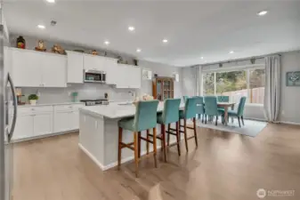 Kitchen with HUGE Island