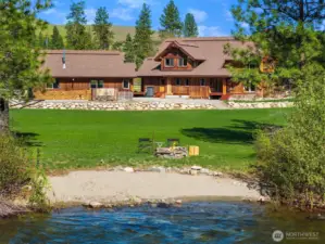 5 private beaches and 2300 +/- feet of Riverfront - a rare offering