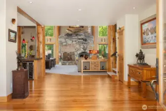 Entry opens up to a 2-story Living Room / Great Room