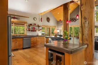 Don't miss the unique sunken Ikenbana floral vase