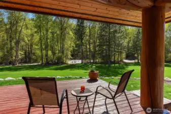 One of several Private Decks with views, this is off the 2nd Primary Suite on Main