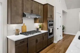 Kitchen with plenty of storage