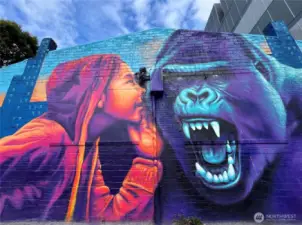 Belltown local artists Mural Walk