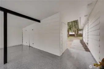 carport area