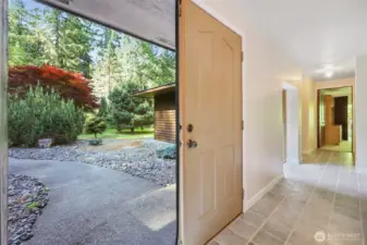 Double Door Front Entry