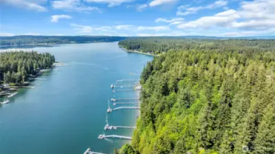 Manzanita Bay on the west side of Bainbridge Island