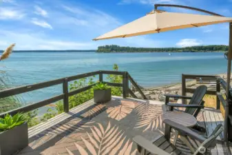 Deck near the beach