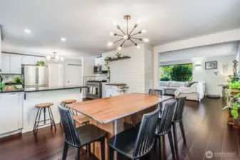 Dining Room Kitchen, Living Room