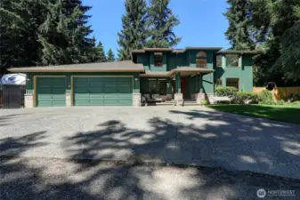 Another Front View of Property- Expansive Driveway