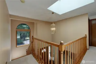 Upstairs Balcony-Sky Light Provides Extra Light