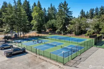 Athletic courts at Jenks Park