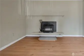 Wood Burning Stove in Living Area to Keep You Cozy Warm This Winter!