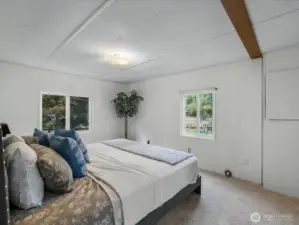 Spacious primary with lots of natural light.