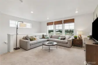 Loft with staging. Photo is for representation purposes only.