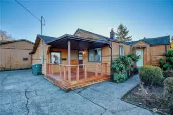 Perfect covered porch off the kitchen to enjoy your morning coffee and take in the views of the neighborhood.