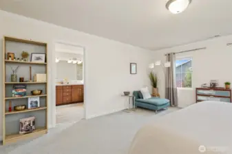 Another view of the primary bedroom