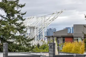 Enjoy city scape views.