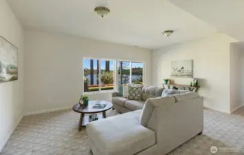 Lower level family room