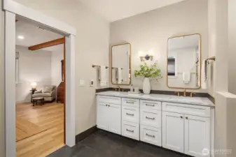 Radiant floors in ensuite